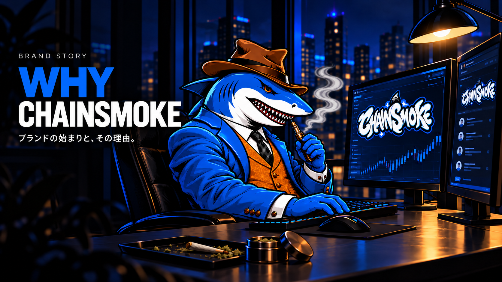 WHY CHAINSMOKE — ブランドの始まりと、その理由。